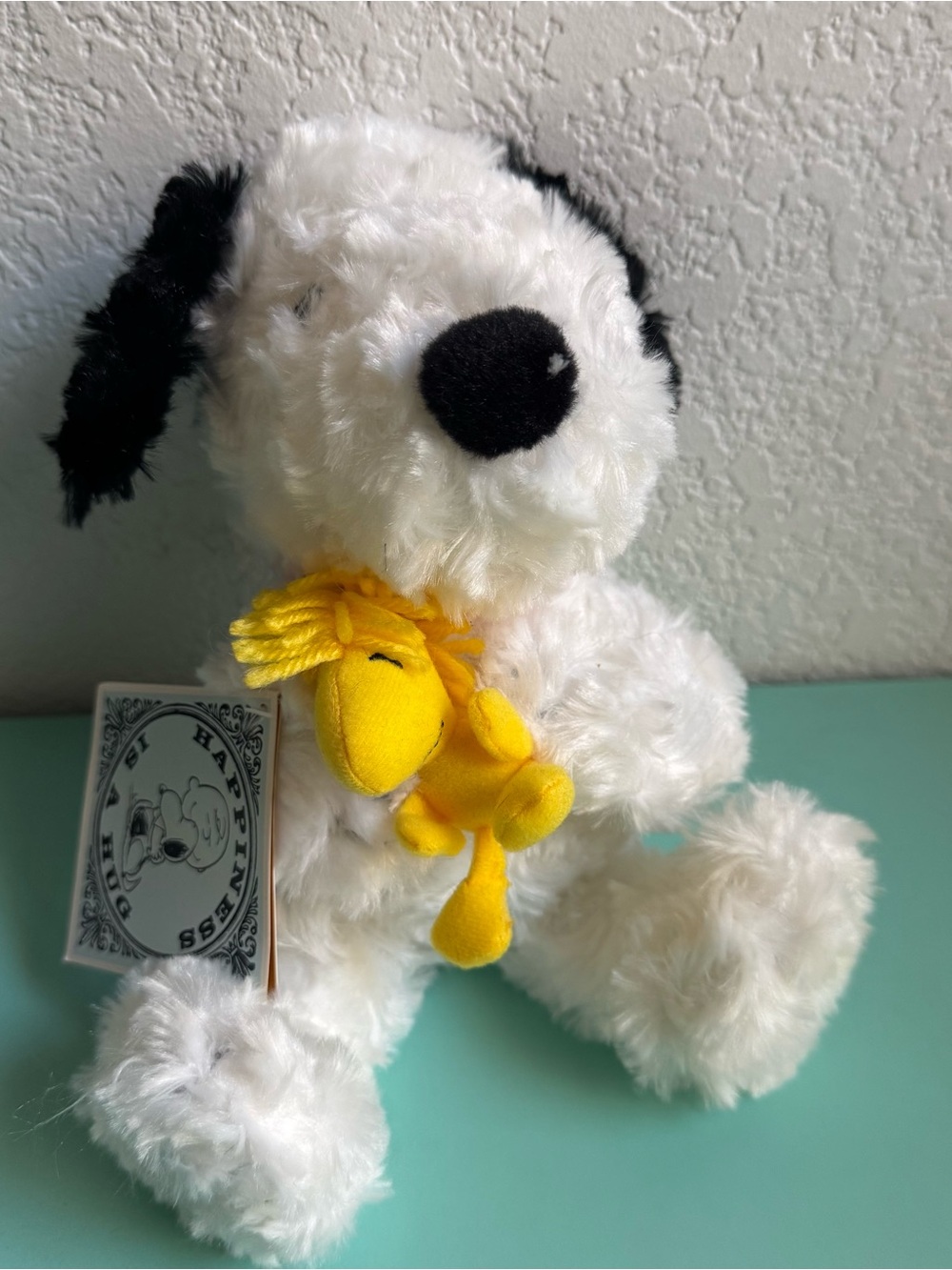 Cuddly Snoopy and Woodstock Peanuts Plush new
